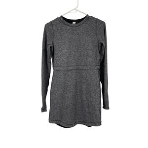 Ivivva By Lululemon Dress Grey Criss Cross Back Size 14